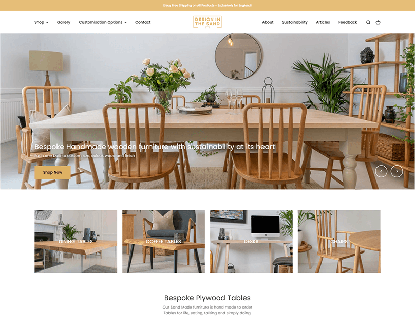 Shopify interior theme decor