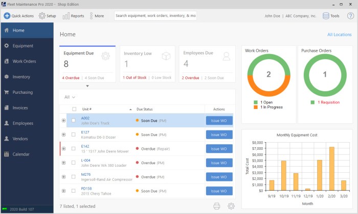 Fleet Management Software - stay on top of fleet maintenance